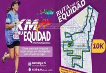 En Yumbo, Kilómetros por la Equidad’, #NoMásMisoginia’