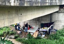 Autoridades recuperan bajos del puente de La Patinchada