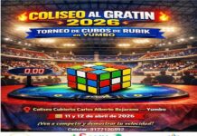 Torneo de Cubo de Rubik o cubo mágico, por primera vez en Yumbo